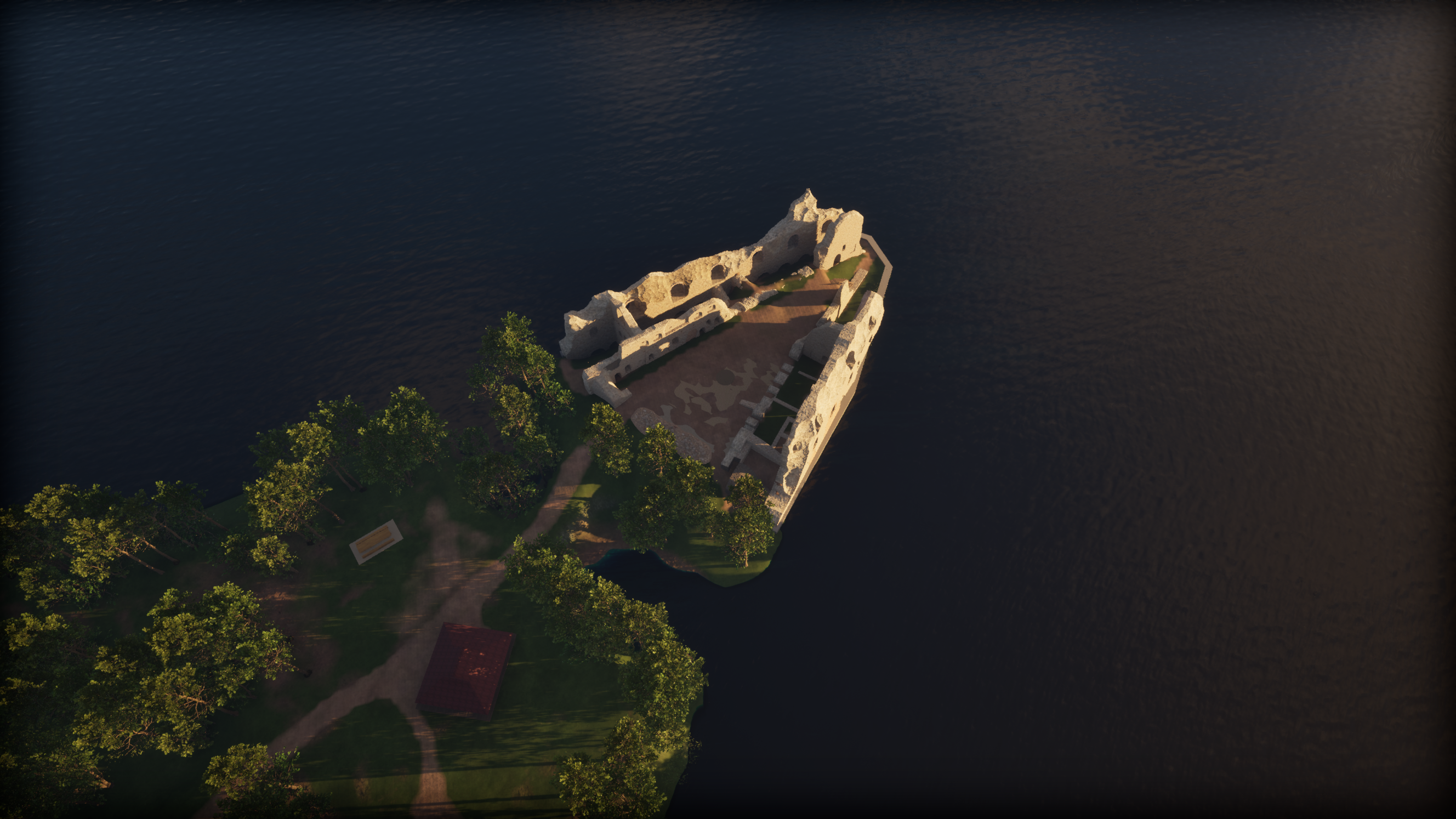 Kokneses pilsdrupas animācija